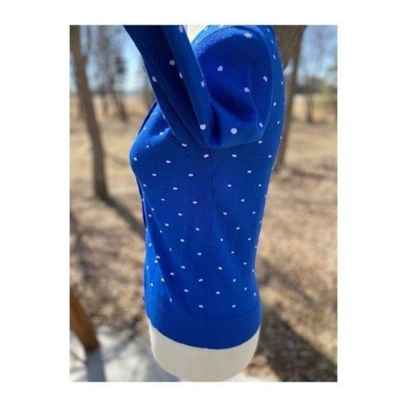 Vintage 90s Sears Polka dot Cardigan Button Up - Picture 10 of 12